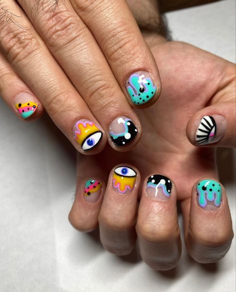 Masc Nails, Men Hands, Man Nails, Nail Aesthetics, Edc Orlando, Pedicure Designs Toenails, Witchy Nails, Funky Nail Art, Mens Nails