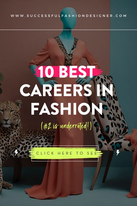 If you've ever thought about getting a career in fashion, this list is a MUST READ! 👀 I break down the top best careers with the most potential, what each fashion job does, and what salary you can expect to bring in with each fashion role. (CHA-CHING! 🤑) Click to find your next fashion career and get the free resources to get there! 💪 #fashionjob #fashioncareer #fashionindustry #jobsinfashion #workinfashion Fashion Buyer Career, Fashion Jobs Career, Fashion Marketing Career, Royal Family Fashion, Fashion Job, Career In Fashion, Fashion Major, Career In Fashion Designing, Cha Ching