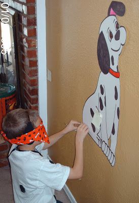 pin the tail on the puppy - The Dalmatian Party 101 Dalmatian Party Games, Dalmation Party, 101 Dalmations Party, Dalmatian Birthday, Dalmatian Party, Lou Dog, Dog Themed Birthday Party, Pin The Tail, Firetruck Birthday Party