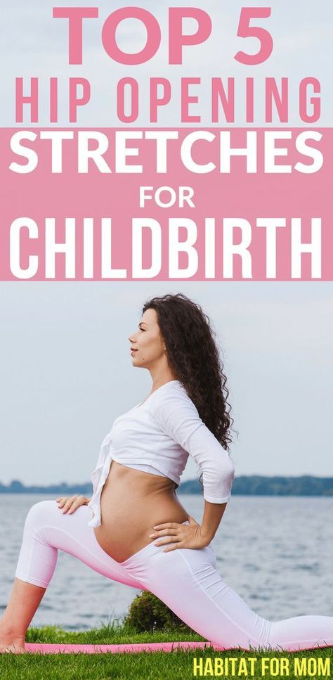 Top 5 Hip Opening Stretchted for Childbirth. First Time Pregnancy Tips | Childbirth Tips | Pregnancy Workout. #pregnancyworkout #childbirth #habitatformom Hip Opening Stretches, First Time Pregnancy, Pregnancy Info, Happy Pregnancy, Pregnancy Information, Pumping Moms, Yoga Iyengar, Prenatal Yoga, Hip Openers