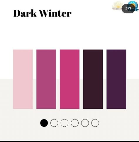 Deep Winter Pink Palette, Deep Winter Pink, Deep Winter Blush, Deep Winter Color Palette Pink, Deep Winter Makeup Products, Dark Winter Color Palette Makeup, Dark Winter Makeup Products, Dress For Body Shape, Deep Winter Palette