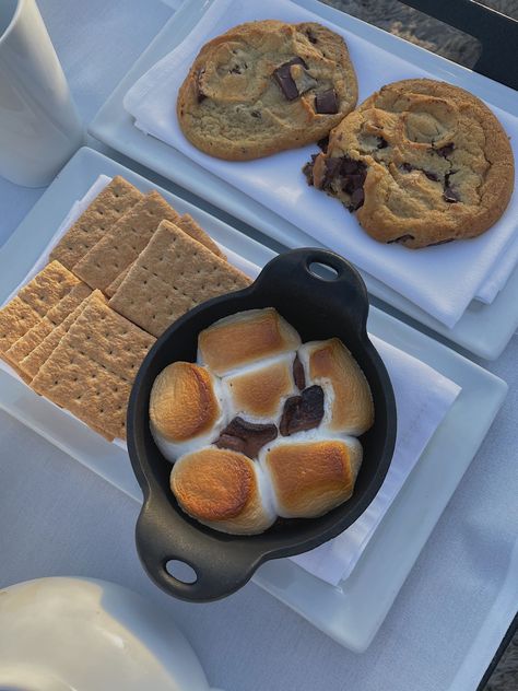 #dessert #cookies #smores Elevated Smores, Smores Cookies Aesthetic, Christmas Smores, Smores Aesthetics, Smore Cookies, Smores Dip, Food Truck Menu, Smores Cookies, Easy Baking Recipes Desserts