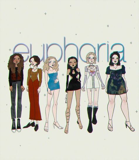 Euphoria fic • Instagram Euphoria Icons, Euphoria Art, Euphoria Fashion, Alexa Demie, Cartoon World, Goth Art, Pinturas Disney, Cartoon Crossovers, Wallpaper Iphone Cute