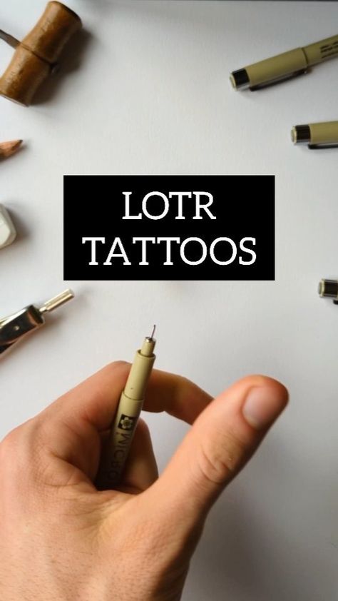 Josh Duke ~ Illustrator | Lord of The Rings Tattoos ~ which is your favourite? | Instagram Lotr Sibling Tattoo, Lord Of The Rings Finger Tattoo, Lotr Friendship Tattoo, Lord Of The Rings Fine Line Tattoo, Lord Of The Ring Tattoo, Mistborn Tattoo, Lotr Tattoo Minimalist, Lotr Tattoo, Lord Of The Rings Tattoo