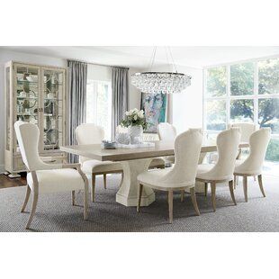 Traditional Furniture Design, Wood Dining Room Set, Bernhardt Furniture, 7 Piece Dining Set, Plywood Furniture, Dining Room Set, Upholstered Side Chair, Upholstered Arm Chair, Elegant Dining