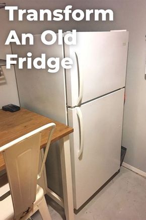 Fridge Diy, Gray Ceiling, Paint Refrigerator, Dark Brown Table, Old Kitchen Tables, Relationship Habits, Diy Coffee Station, Decor Makeover, Hometalk Diy