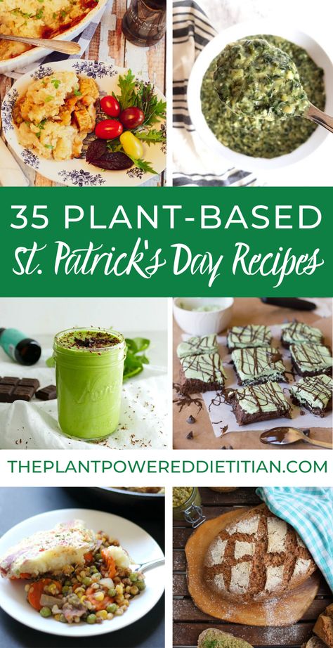 Top of the morning! It’s time for St. Patrick’s Day! From beverages to soups to entrees to side dishes to desserts, we're sharing an amazing collection of 35 Plant-Based St. Patrick's Day Recipes. #stpatricksdayrecipes #veganstpatricksdayrecipes #veganstpatricksday #veganstpatricksdayfood #veganstpattysdayrecipes #stpattysdayfood #stpattysdayfoodideas #stpattysdayfoodirishrecipes #stpattysdayfoodvegan St Patrick's Day Food, Faster Way To Fat Loss, St Patrick's Day Recipes, Top Of The Morning, St Patricks Day Food, Healthy Plant Based Recipes, Wfpb Recipes, Irish Food, Plant Based Vegan