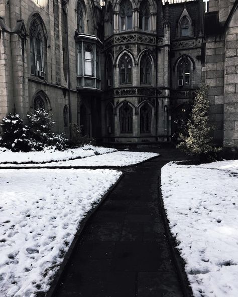 Gothic Palace Aesthetic, Gothic Castle Aesthetic Exterior, Castle Dimitrescu, Dark Gothic Castle Aesthetic, Snowy Gothic Aesthetic, Goth Architecture, Goth Cathedral Aesthetic, Goth Vampire, Gothic Castle