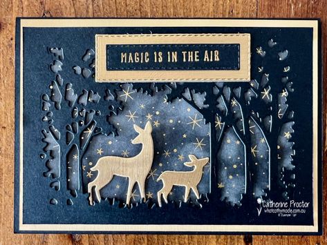 Lights Aglow Dsp, Wanted To Say Dies, Deer Christmas Cards, Easy Christmas Cards, Stampin Up Weihnachten, Reindeer Card, Stamped Christmas Cards, Simple Christmas Cards, Nature Card