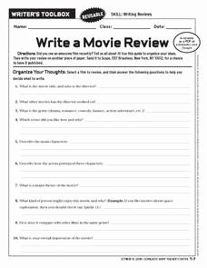 The Core Movie Worksheet Answers Awesome Write A Movie Review 6th 10th Grade Worksheet Movie Writing, Teaching Paragraphs, Teaching Paragraph Writing, Help Movie, Proposal Paper, Film Analysis, Review Template, Review Essay, Paper Writer