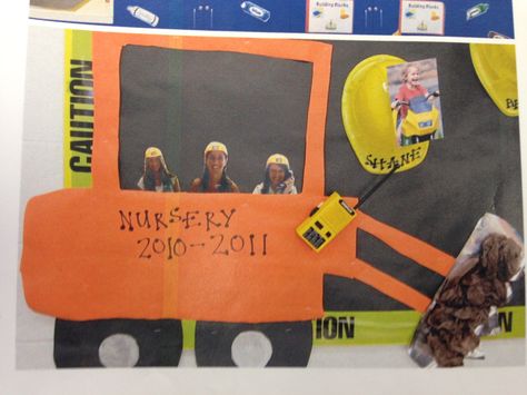 Front loader detail with teachers (construction bulletin board) Construction Bulletin Board, Construction Theme Classroom, Under Construction Theme, Construction Signs, Truck Theme, Bulletin Board Ideas, Creative Curriculum, Classroom Decor Themes, Bulletin Board Display