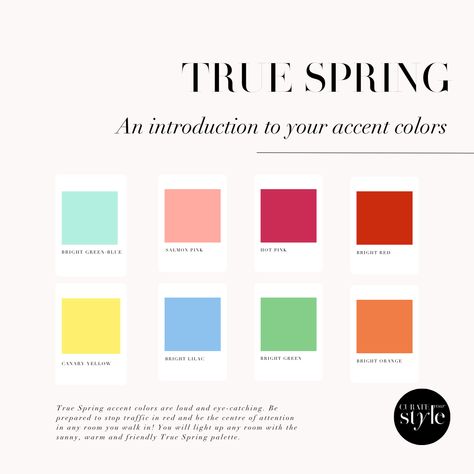 The True Spring Colour Palette | Curate Your Style Warm Spring Makeup, True Spring Makeup, True Spring Palette, Spring Colour Palette, Warm Spring Color Palette, True Spring Color Palette, True Spring Colors, Spring Skin, White Skin Tone