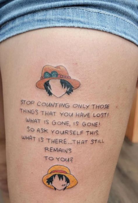 One Piece Tattoo Minimalist, Piece Tattoo Ideas, One Piece Tattoo Ideas, One Piece Tattoo, Piece Tattoo, Tattoo Minimalist, Omerta Tattoo, One Piece Tattoos, Pieces Tattoo