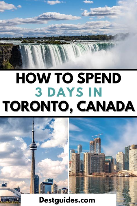 Planning to visit Toronto on a 3 day weekend trip? Here is a 3 day weekend itinerary that will guide you. | weekend in Toronto Itinerary | Toronto weekend itinerary | how to spend 3 days in Toronto, Canada | Toronto in 3 days| Toronto 3 day itinerary | best things to do in Toronto, Canada | places to visit in Toronto | Toronto itinerary for 3 days | how to spend a weekend in Toronto | 3 day Toronto itinerary| what to do in Toronto in three days | 72 hours in Toronto | #Destguides Toronto Itinerary, Weekend In Toronto, Toronto Travel Guide, Things To Do In Toronto, Visit Toronto, Food To Try, Canada Vacation, Canada Travel Guide, Toronto Food