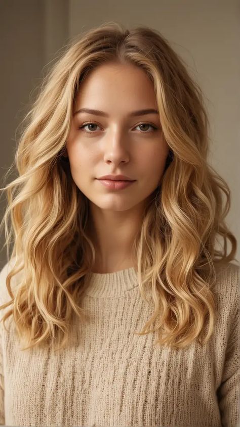 22 Top Fall Hair Colors for 2024: Trends and Ideas Honey Medium Blonde Hair, Blonde With Hazel Eyes, Bad Wigs, Brilliant Brunette, High School Friends, Dark Golden Blonde, Colors For 2024, Medium Blonde Hair, Honey Hair Color