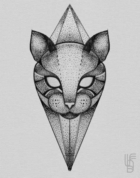 #cat #sketch #tattoodesign #abstract #illustration #black #dotwork #lucianodelfabro  https://www.facebook.com/ldelfabro Cat Tattoo Geometric, Dotwork Tattoo Design, Dot Tattoos, Cat Tattoos, Cat Sketch, Dot Work Tattoo, Abstract Illustration, Cat Tattoo, Tattoo Sketches