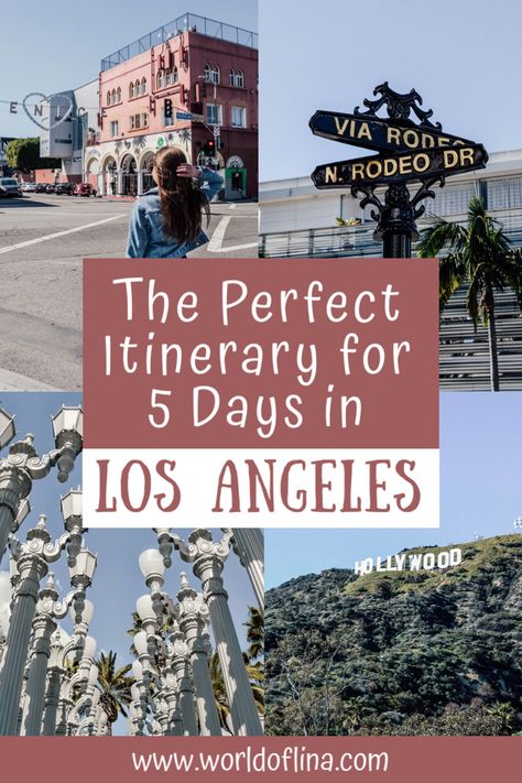 Los Angeles Itinerary, Los Angeles Trip, Los Angeles Travel Guide, Los Angeles Travel, Usa Travel Guide, Perfect Itinerary, United States Travel, North America Travel, Venice Beach