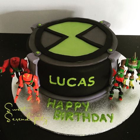 Ben10 Birthday Cake, Ben 10 Birthday Cake, Ben 10 Cake, Alien Cake, Ben 10 Party, Ben 10 Birthday, 7th Birthday Party Ideas, 10 Birthday Cake, Tenth Birthday