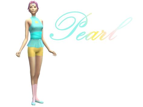 For everyone who is into Steven Universe and Sims, I give you the complete current outfit of Pearl! Including gem. I put in a lot of effort into making it as accurate as I could, while still... Sims 4 Steven Universe, Cc Sims4, Pearl Steven Universe, Pearl Steven, Steven Universe Gem, Sims 4 Dresses, Los Sims, Cc Sims, Sims Community