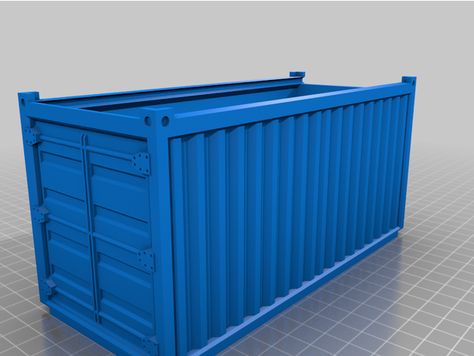 3d Printing Projects, Shipping Container, 3d Printer, Outdoor Storage Box, Printer, 3d Printing, Outdoor Furniture, Outdoor Decor, Home Decor