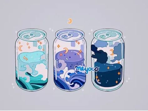 Beautiful Pop/ Soda Space and Pastel Aesthetic!! 😍😍 Sprite Can, Arte Do Kawaii, Stickers Kawaii, Cute Food Drawings, Cute Food Art, Japon Illustration, Cute Kawaii Drawings, Food Drawing, Kawaii Wallpaper