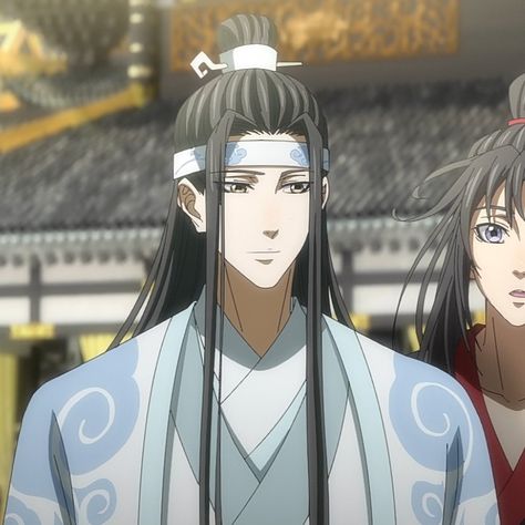 Mo Dao Zu Shi Donghua Lan Wangji, Anime Screenshots, The Grandmaster, Anime Drawings Tutorials, Heaven's Official Blessing, Handsome Anime, Matching Icons, Mens Hairstyles, Manga Anime