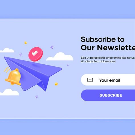 Set of Newsletter template. 
Email business marketing concept. Mockup UI design. Subscription to news and promotions. Registration form. Web button mockup Newsletter Template, Marketing Concept, Registration Form, Ui Design, Business Marketing, Mockup, Marketing, Design, User Interface Design