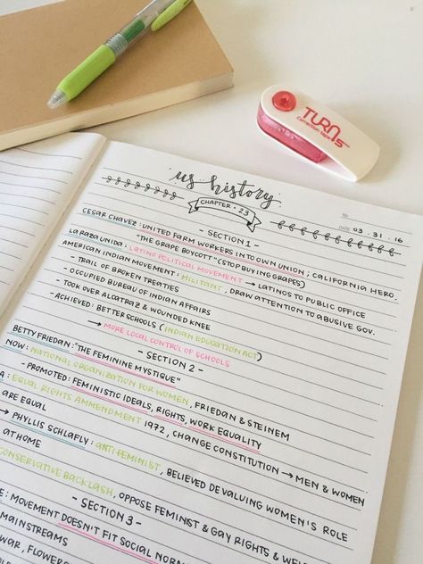 𝑷𝒊𝒏𝒕𝒆𝒓𝒆𝒔𝒕: 𝒉𝒐𝒏𝒆𝒆𝒚𝒋𝒊𝒏 ❀ College Notes, History Notes, Notes Ideas, Study Organization, Pretty Notes, Notes Inspiration, Class Notes, School Study Tips, School Inspiration