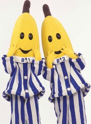 Bananas in Pyjamas and the unforgettable theme music. Bananas In Pajamas, Cartoons 1990s, Banana In Pyjamas, Fancy Costumes, 90s Childhood, Blues Clues, 90s Nostalgia, Carnival Costumes, 90s Kids