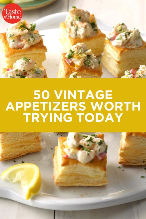 Vintage Appetizers, Finger Snacks, Best Holiday Appetizers, Unique Appetizers, Gourmet Appetizers, Make Ahead Appetizers, Quick Appetizers, Creole Recipes, Appetizer Bites