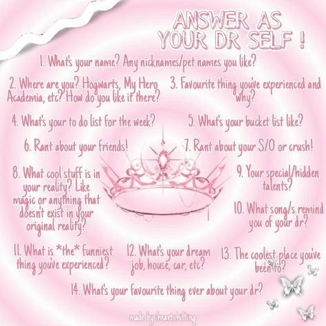 Answer As Your Dr Self, Dr Names Shifting, Power Ideas For Shifting, Royal Dr Shifting, Respawning Shifting, Dr Ideas Shifting Places, Shifting Dr Ideas, Safe Words For Shifting, Shifting Wr