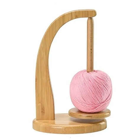 Materials Crochet Yarn Holder, Yarn Spinner, Yarn Organization, Ball Holder, Yarn Holder, Crochet Storage, Knitting Tools, Wool Balls, Thread Spools