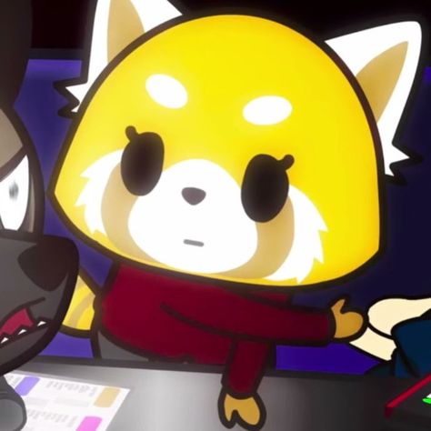 Retsuko And Haida Matching Icons, Aggretsuko Matching Pfp, Retsuko Icons, Matching Profile Pictures, Matching Pfps, Matching Pfp, Cute Icons, Matching Icons, Mood Pics