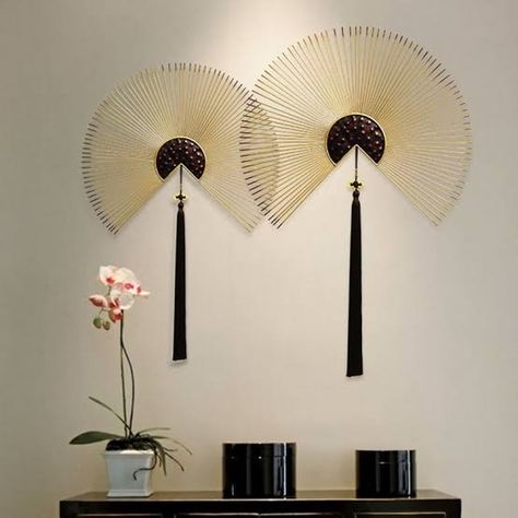 Chinese Fan Wall Decor, Asian Fan Decor, Chinese Fan Decoration Wall, Korean Wall Decor, Fan Decor, Wall Fan Decor, Fan Wall Decor, Chinese Wall Decor, Chinese Interior Design