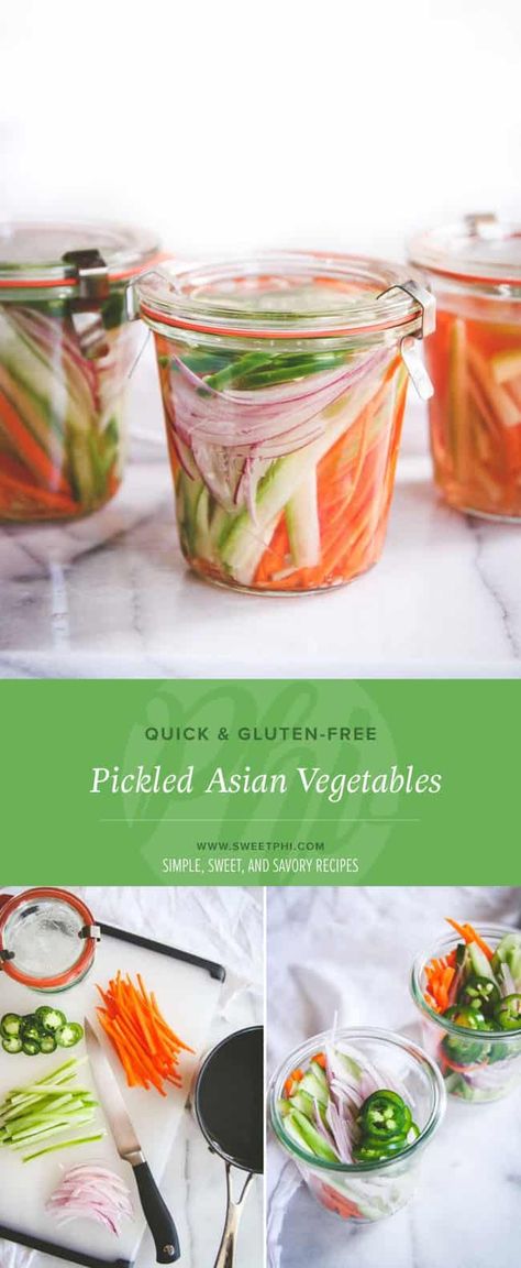 Vietnamese Pickled Vegetables, Canned Corn Recipes, Instant Pot Recipes Healthy, Recipes Kale, Quick Pickled Vegetables, Fruit Sauces, Pickled Vegetables Recipe, Can Corn, Pot Recipes Healthy