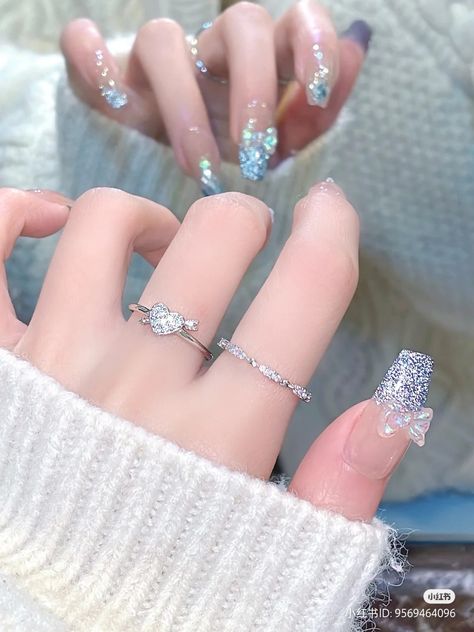 Korean Rings, Girly Rings, Rings Korean, Rings Aesthetic, Aesthetic Rings, Trendy Christmas Outfits, Cute Ring, Pretty Jewelry Necklaces, Fairy Jewelry