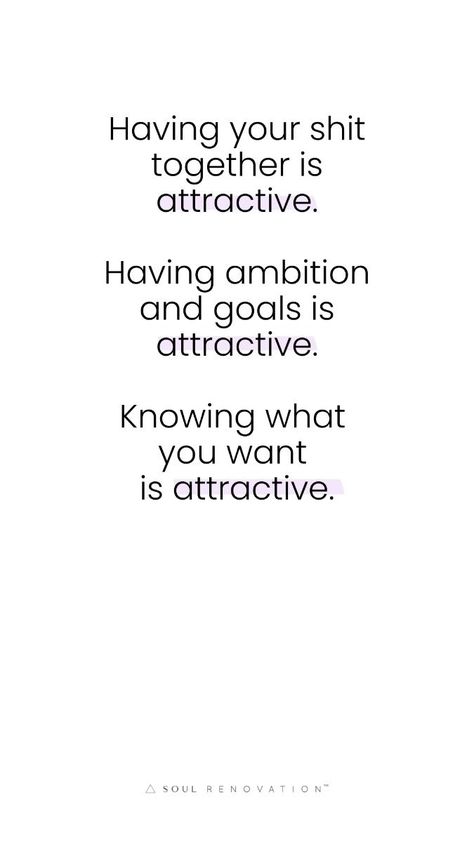 Ambition injects a spark of energy into one's persona. It signals a drive to achieve, grow, and contribute meaningfully. People with ambition radiate a sense of purpose, and this passion is contagious. Those around ambitious individuals are often inspired to set and pursue their own goals. more in telegram Emotionally Maturity, 2024 Encouragement, Rising Aesthetic, Emotional Maturity, Capricorn Rising, Job Satisfaction, Emotional Resilience, Know What You Want, Achieving Goals