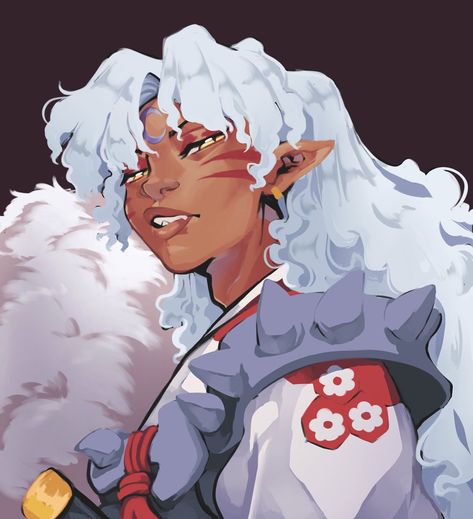 Lord Sesshomaru, Arte Sketchbook, Black Art Pictures, Poses References, Cute Art Styles, Inuyasha, Art Inspiration Drawing, Funky Art, Cartoon Art Styles