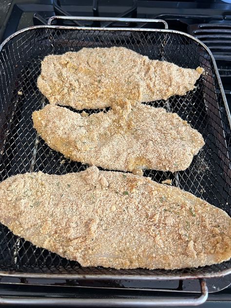 Air Fryer Breaded Flounder Recipe #airfryer #airfryereats #airfryerrecipes #breadedfish #airfryerflounder #airfryerbreadedflounder Breaded Flounder, Challah Rolls, Flounder Recipes, Air Fryer Fish, Italian Breadcrumbs, Dinner Entrees, Breaded Chicken, Air Frying, Challah