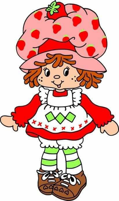 80s Cartoons Artwork, Strawberry Shortcake Drawing Easy, Old Strawberry Shortcake Cartoon, Strawberry Shortcake Painting, Strawberry Shortcake Drawing, Strawberry Shortcake 80s, Strawberries Shortcake, 80s Cartoon Characters, Strawberry Shortcake Cartoon