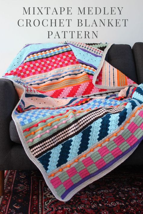 Modern Haken, Modern Crochet Blanket, Quick Crochet Patterns, Crochet Blanket Designs, Crochet Blanket Afghan, Crochet Blanket Pattern, Crochet Throw Blanket, Crochet Quilt, Haken Baby