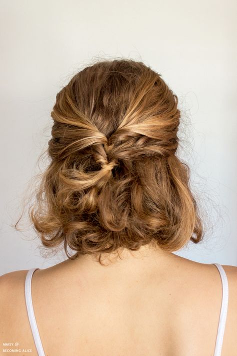 Bridesmaid Hairstyles Medium Length Thick Hair, Homecoming Shoulder Length Hairstyles, Hairdos For Chin Length Hair, Easy Hairstyle Shoulder Length Hair, Shoulder Length Hair Hairdos, Quick Work Hairstyles Shoulder Length, Med Length Hair Up Dos, Gala Hairstyle Shoulder Length, Shoulder Length Homecoming Hairstyles