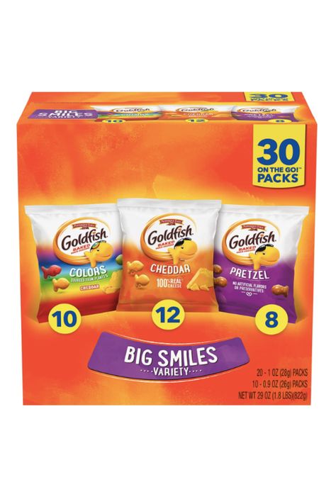 These goldfish are yummy and definitely worth the money. They will last you a long time and are perfect for kids who want a quick snack on the go. Visit the link to learn more and get your delicious snacks today. Adult Snacks, Cheddar Crackers, Unique Snacks, Fish Varieties, Goldfish Crackers, Creative Snacks, Big Smiles, Pepperidge Farm, Quick Snack