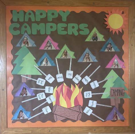 Mountain Classroom, Preschool November, Camping Craft, Infant Room, Preschool Bulletin, Classroom Art, Classroom Theme, Camping Theme, Camping Crafts