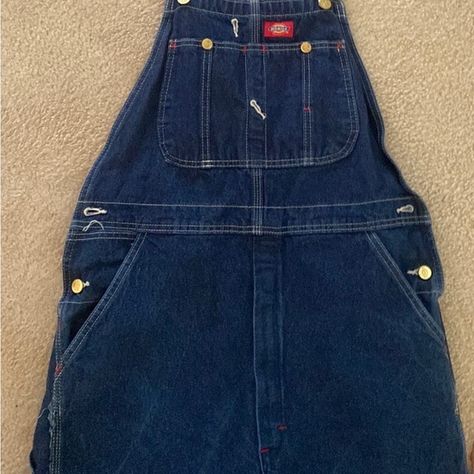 Dickies Carpenter Overalls Dark Denim Pants Size 32 x34 Dark Denim Pants, Carpenter Overalls, Dickies Overalls, Dark Denim, Denim Pants, Overalls, Vintage Fashion Trends, Plus Outfits, Pants