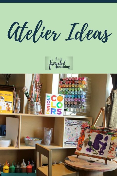 Atelier Ideas | Fairy Dust Teaching | Reggio Inspired Ideas | Preschool Art Reggio Art Atelier, Preschool Art Studio, Reggio Emilia Art, Reggio Atelier, Ambient Art, Art Provocations, Atelier Ideas, Fairy Dust Teaching, Reggio Emilia Classroom