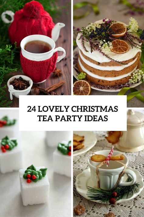 lovely christmas tea party ideas cover                                                                                                                                                                                 More Christmas Tea Party Ideas, Winter Tea Party, Christmas Afternoon Tea, Tea Party Sandwiches, Sandwiches Recipes, Tea Party Ideas, Christmas Tea Party, Afternoon Tea Recipes, Party Sandwiches