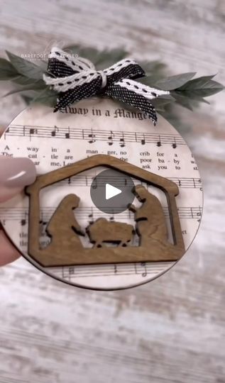 337K views · 6.8K reactions | Christmas in July- DIY ornaments! I have a set of 5 blanks available for y’all in my Etsy shop! | By Barefoot & Freckled, LLC | Facebook American Flag Diy, Diy Nativity, December Crafts, Easy Christmas Ornaments, Nativity Ornaments, Crafts For Seniors, Diy Ornaments, Nativity Crafts, Craft Show Ideas