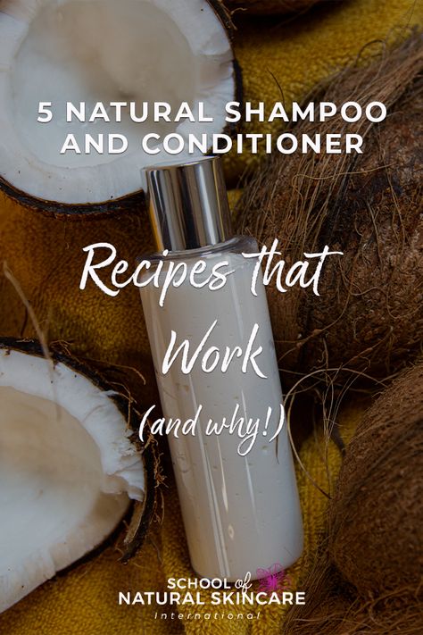 Natural Shampoo And Conditioner Recipes, All Natural Shampoo Recipe, Homemade Shampoo Recipes Without Castile Soap, Herbal Conditioner Recipe, Chemical Free Shampoo And Conditioner, How To Make Shampoo And Conditioner, Make Your Own Shampoo And Conditioner, Homemade Shampoo And Conditioner Recipes, Natural Hair Shampoo And Conditioner