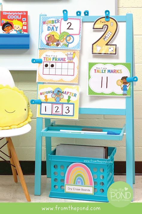 Preschool Classroom Setup, Number Of The Day, Preschool Rooms, Kindergarten Classroom Decor, Prek Classroom, Preschool Circle Time, From The Pond, Preschool Classroom Decor, Prek Math